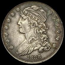 1838 Capped Bust Quarter ABOUT UNCIRCULATED