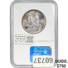 1937-S Boone 50C NGC MS65