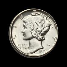 1939 Mercury Dime GEM BU