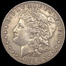 1892 Silver Morgan Dollar NEARLY UNCIRCULATED