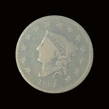1834 Coronet Head Large Cent LIGHTLY CIRCULATED