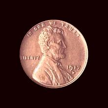 1917-P Lincoln Wheat Cent HIGH GRADE