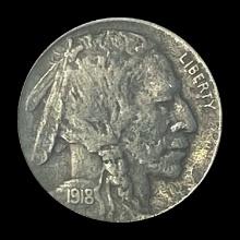1918 Buffalo Nickel ABOUT UNCIRCULATED