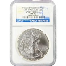 2014-W American Silver Eagle NGC MS70