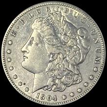 1904-S Silver Morgan Dollar NEARLY UNCIRCULATED