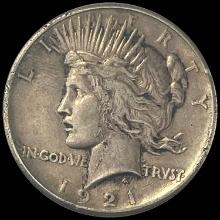1921 Silver Peace Dollar NEARLY UNCIRCULATED