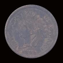 1907 Indian Head Cent ABOUT UNCIRCULATED