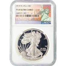 2014-W American Silver Eagle NGC PF69 UC
