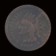 1867 Indian Head Cent NICELY CIRCULATED