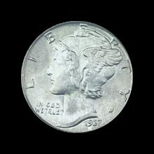 1937-S Silver Mercury Dime CHOICE BU