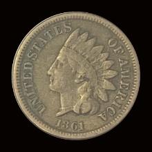1861 Indian Head Cent LIGHTLY CIRCULATED