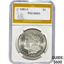 1882-S Morgan Dollar PGA MS65