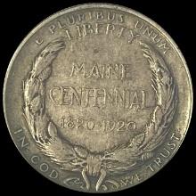 1920 Silver Half Dollar Maine Centennial LIGHTLY CIRCULATED