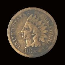 1878 Indian Head Cent LIGHTLY CIRCULATED