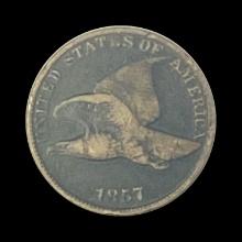 1857 Flying Eagle Cent NICELY CIRCULATED