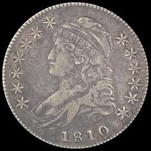 1810 Capped Bust Half Dollar LIGHTLY CIRCULATED