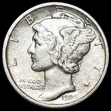 1924 Mercury Dime CLOSELY UNCIRCULATED CLOSELY UNCIRCULATED