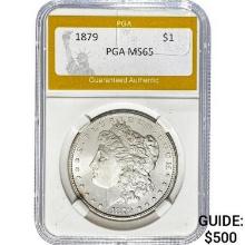 1879 Morgan Silver Dollar PGA MS65