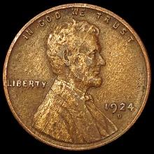1924-D Wheat Cent CLOSELY UNCIRCULATED