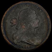 1801 Draped Bust Large Cent NICELY CIRCULATED NICELY CIRCULATED