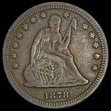 1878-S Seated Liberty Quarter NICELY CIRCULATED NICELY CIRCULATED