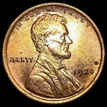1920 Lincoln Wheat Cent CHOICE BU CHOICE BU