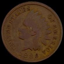 1886 Indian Head Cent LIGHTLY CIRCULATED LIGHTLY CIRCULATED
