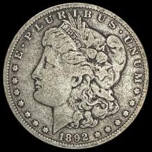 1892 Morgan Silver Dollar LIGHTLY CIRCULATED LIGHTLY CIRCULATED