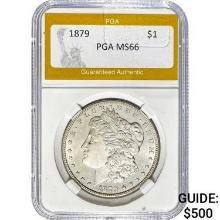 1879 Morgan Silver Dollar PGA MS66