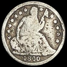 1840-O Seated Liberty Half Dime NICELY CIRCULATED NICELY CIRCULATED