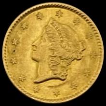 1851-O Liberty Head Gold Dollar CLOSELY UNCIRCULAT CLOSELY UNCIRCULATED
