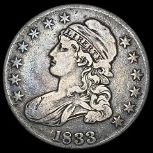 1833 Capped Bust Half Dollar NICELY CIRCULATED NICELY CIRCULATED