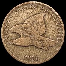 1858 Flying Eagle Cent NICELY CIRCULATED