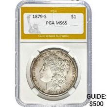 1879-S Morgan Dollar PGA MS65