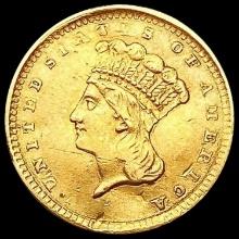 1856 Rare Gold Dollar CLOSELY UNCIRCULATED