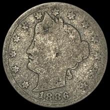 1886 Liberty Head Nickel NICELY CIRCULATED NICELY CIRCULATED