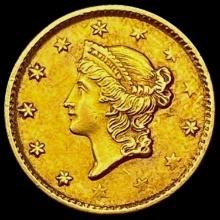 1853 Rare Gold Dollar UNCIRCULATED