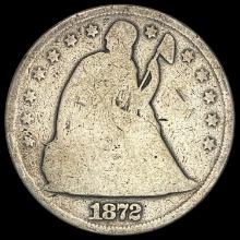 1872 Seated Liberty Dollar NICELY CIRCULATED NICELY CIRCULATED