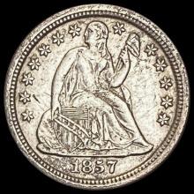 1857-O Seated Liberty Dime CHOICE AU CHOICE AU