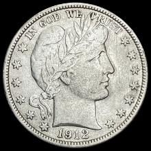 1912 Barber Half Dollar NICELY CIRCULATED NICELY CIRCULATED