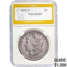 1889-O Morgan Silver Dollar PGA MS64