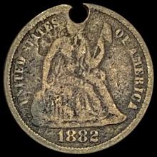 1882 Seated Liberty Dime (Altered) NICELY CIRCULAT NICELY CIRCULATED