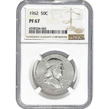 1962 50C Franklin Half Dollar NGC PF67