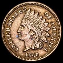 1860 Indian Head Cent CHOICE AU CHOICE AU