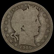 1909-0 Barber Quarter NICELY CIRCULATED NICELY CIRCULATED