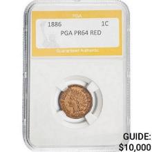 1886 Indian Head Cent PGA RED PR64