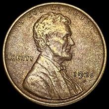 1920-S Lincoln Wheat Cent CLOSELY UNCIRCULATED CLOSELY UNCIRCULATED