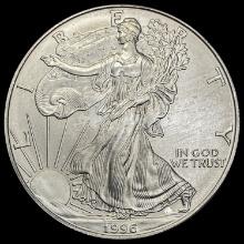 1996 American Silver Eagle SUPERB GEM BU SUPERB GEM BU