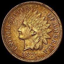 1874 Indian Head Cent CLOSELY UNCIRCULATED CLOSELY UNCIRCULATED