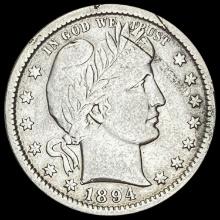 1894 Barber Quarter LIGHTLY CIRCULATED LIGHTLY CIRCULATED